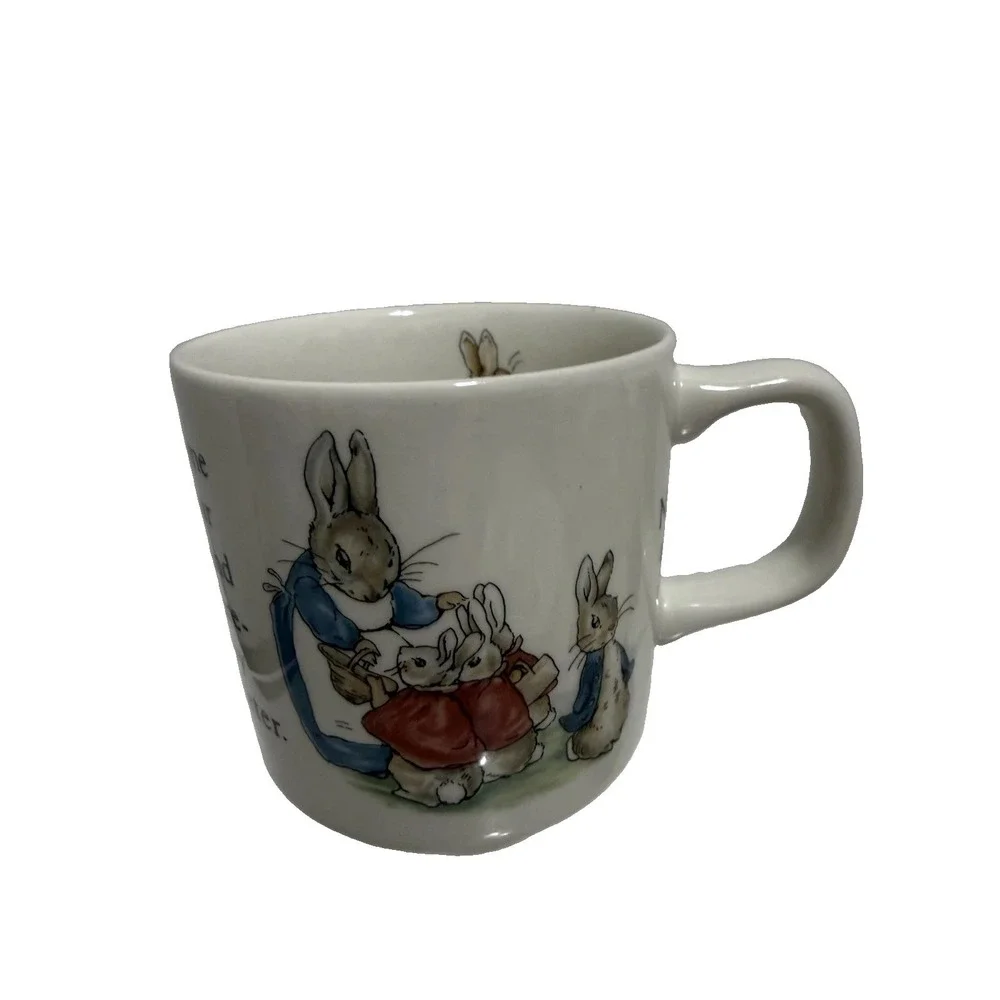 Wedgwood Peter Rabbit Nursery Set Cup Bowl Plate Beatrix Potter Made in England